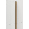 ESCA GOLD MATT jednodílná sprchová zástěna k instalaci ke stěně, kouřové sklo, 1400 mm