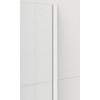 ESCA WHITE MATT jednodílná sprchová zástěna k instalaci ke stěně, kouřové sklo, 700 mm